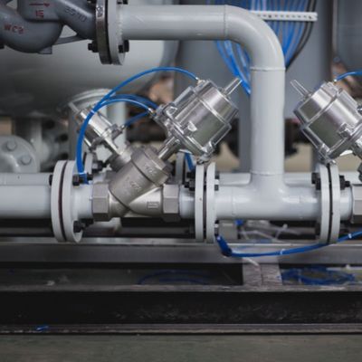 Large Capacity Stainless Steel High Purity Nitrogen Generator Multipurposes