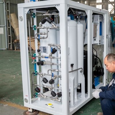 Stainless Steel Online Monitor Purity Nitrogen  And Hydrogen Gas Mixer 10Nm3/hr Capacity