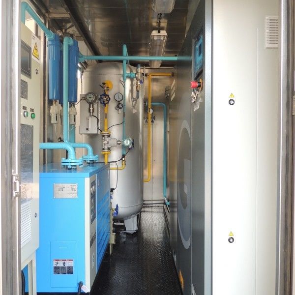 6KV Voltage ISO Container Nitrogen Gas Generation Plant With Oxygen Monitor