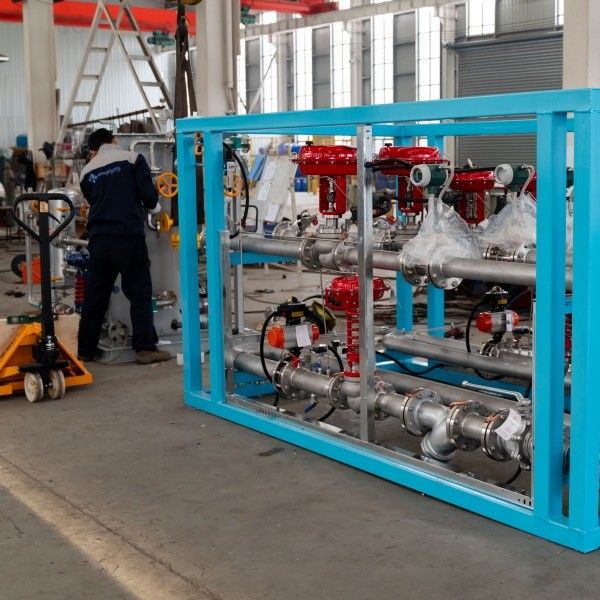 75% Hydrogen Gas Blending Equipment For Iron And Steel Factory With Remote Monitor