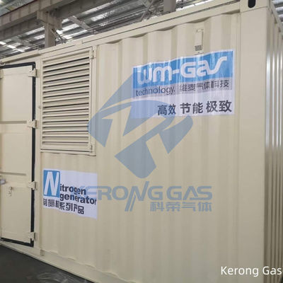 Mobile Skid 40HQ Containized Nitrogen Gas Generation Plant With ASME Certificate