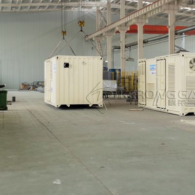 220V 50Hz High Efficiency Nitrogen Gas Plant With ISO Container