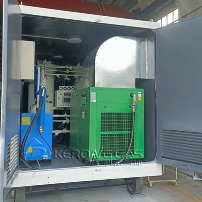 15 Bar Onsite Nitrogen Air Generator Plant For Stainless Steel Laser Cutting