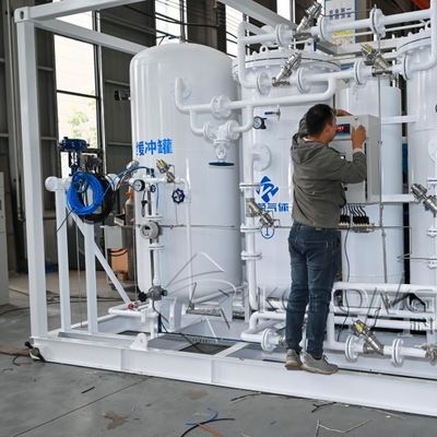 27barG Work Pressure Carbon Steel Material Nitrogen Generator For Laser Cutting