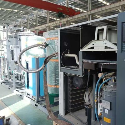 Skid Mounted Design 20barG Work Pressure Nitrogen Generator For Laser Cutting
