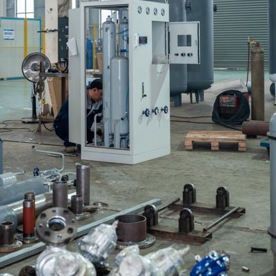 Stainless Steel Online Monitor Purity Nitrogen  And Hydrogen Gas Mixer 10Nm3/hr Capacity